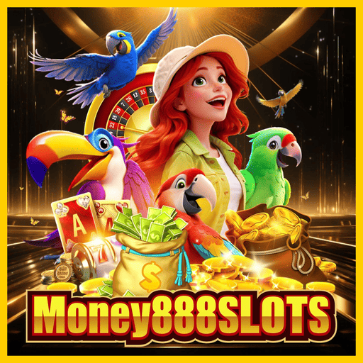 Imagem promocional da MONEY888SLOTS mostrando a plataforma e suas vantagens